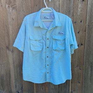 Branson Bay men’s fishing button down shirt size large